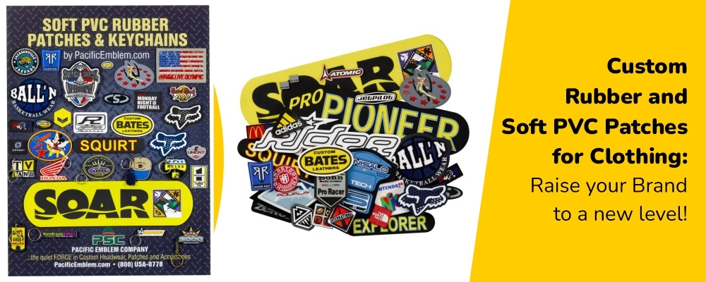 Custom Rubber and Soft PVC Patches for Clothing: Raise your Brand to a new level!