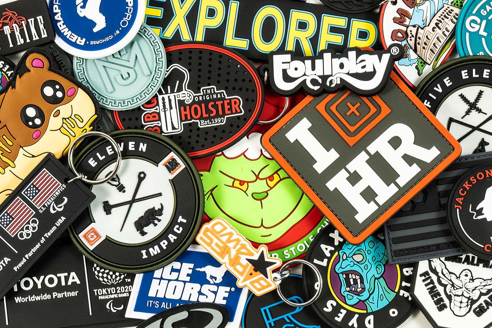 Custom PVC Rubber Patches by Pacific Emblem