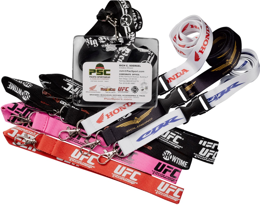 Popular Custom Lanyards & Badge Holders