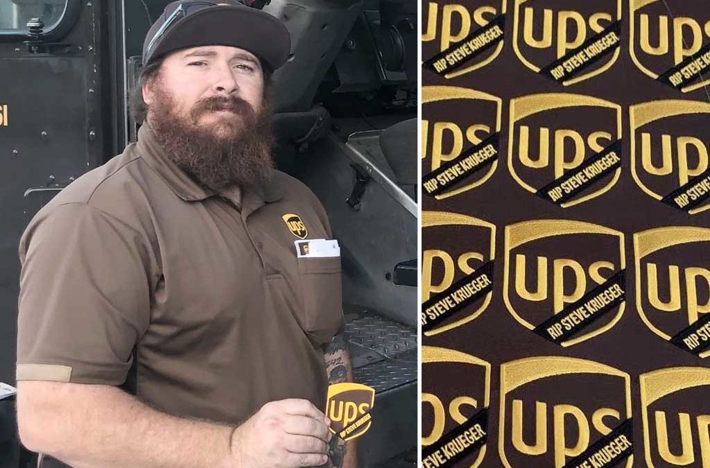 Pacific Sportswear and Emblem Company Makes Memorial UPS Patches to Honor Deceased Driver