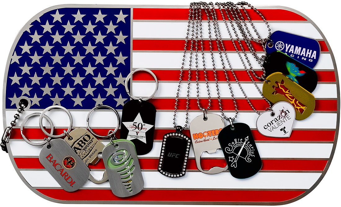 custom dog tags and dog tag bottle openers